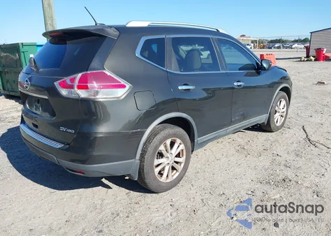 2016 Nissan Rogue Sv из США, поврежденный, VIN KNMAT2MV3GP664307